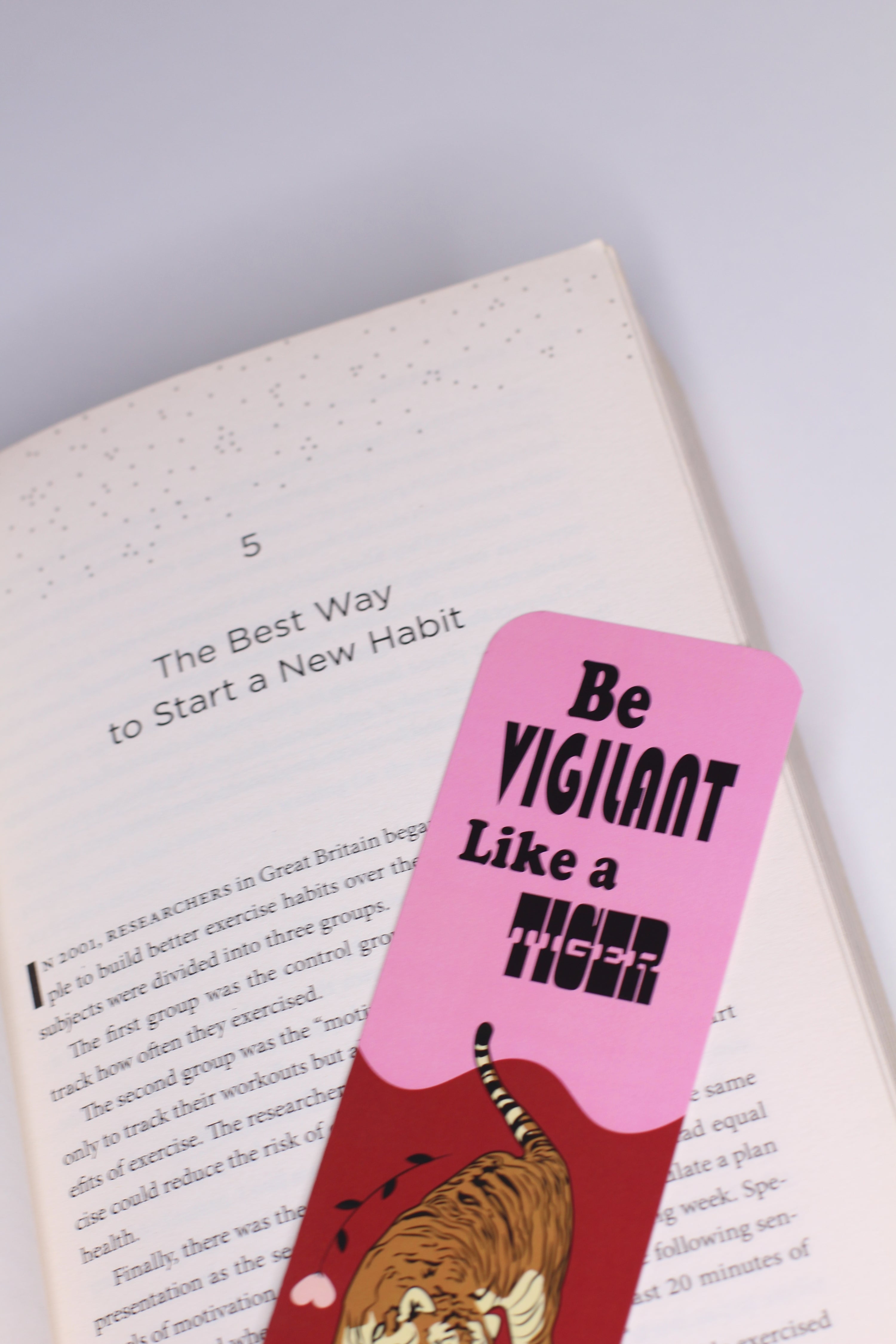 Vigilant Tiger Bookmark